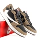 Кросівки чоловічі Jordan 1 Retro Low OG SP Travis Scott Mocha 45 - зображення 1