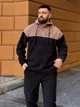 Теплый мужской костюм из флиса кофейного цвета 36227 L-XL - изображение 4