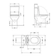 Унитаз напольный Qtap Dove Rimless (QT06228380BW) - изображение 2