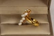 Кольцо Xuping Jewelry Гроздь большая р 18 золотистое - изображение 2