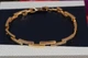 Браслет Xuping Jewelry Шахматка 19 см 6 мм золотистый - изображение 3