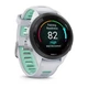 Смарт-годинник Garmin Forerunner 265s з чорним безелем, білим корпусом та біло-неотропік силіконовим ремінцем - изображение 2