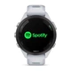 Смарт-годинник Garmin Forerunner 265s з чорним безелем, білим корпусом та біло-неотропік силіконовим ремінцем - изображение 5