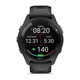 Смарт-годинник Garmin Forerunner 265 з чорними безелем і корпусом та чорно-сірим силіконовим ремінцем - изображение 1