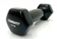 Гантель виниловая EasyFit 05 кг (1 шт.) Черная для фитнеса (EF0005BK) - изображение 1