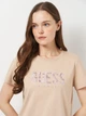 Футболка бавовняна жіноча Guess W5RI19-I3Z14-A90F M Cemento (7626741380442) - зображення 4