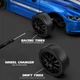 Радиоуправляемая машинка для дрифта Nissan GT-R Black 1:16 (30см), LED-подсветка, сменные шины, аккумулятор 7.4V, пульт 2.4GHz - изображение 7