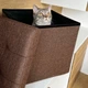 Пуф для хранения текстильный складной MBM HOME TH-03 BROWN коричневый - изображение 5