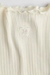 Лонгслив H&M 271246496 134 Кремовый - изображение 4