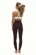 Лосины спортивные для йоги H&M 271166837_darkbrowm S Темно-Коричневый - изображение 4