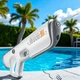 Водный пистолет электрический MHZ Shark 39 см Бластер аккумуляторный с автоматическим набором воды, USB заряд - изображение 4