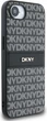 Панель DKNY Repeat Texture Pattern with Tonal Stripe для Apple iPhone 16e Black (3666339453978) - зображення 3