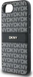 Панель DKNY Repeat Texture Pattern with Tonal Stripe для Apple iPhone 16e Black (3666339453978) - зображення 6