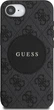 Панель Guess 4G Round Patch Classic Logo with MagSafe для Apple iPhone 16e Black (GUHMPSE4P4PGRSGK) - зображення 2