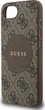 Etui plecki Guess 4G Round Patch Classic Logo with MagSafe do Apple iPhone 16e Brown (3666339454043) - obraz 6