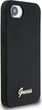 Панель Guess Silicone Script Metal Logo with MagSafe для Apple iPhone 16e Black (GUHMPSE4SMBSLK) - зображення 3