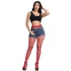 Жіночі сексуальні колготки в сіточку Sexy One Size червоний (1-112/3) - зображення 7