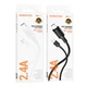 Кабель USB Borofone BX111 Micro 2.4A Чорний - изображение 2