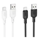 Кабель USB Borofone BX113 Silicone Micro 2.4A Чорний - изображение 1