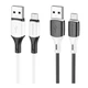 Кабель USB Borofone BX79 Silicone Micro 2.4A Чорний - изображение 1