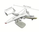 Модель літака Антонов Ан-225 "Мрія" 1:400, металева модель грузового авіалайнера 20 см. - зображення 7