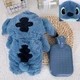 М’яка іграшка-грілка Стіч, Stitch. Плюшева іграшка з термопляшкою. 33 см - зображення 4