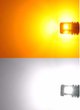 Светодиодная лампа Autoexpect 12SMD 3020 ДХО с функцией поворота цоколь 7443 T20 W21/5W W3x16q12V Двухцветная Белая Желтая 12V (74899) - изображение 3