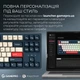 Клавіатура бездротова GamePro Asgard Ragnar Silent Super Red Switch Синя - зображення 11