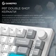 Клавиатура беспроводная GamePro Asgard Yord Keychron Super Red Switch White (MK266WH) - изображение 12