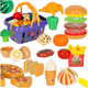 Ігровий набір KIK Овочі та продукти для нарізання з кошиком та аксесуарами 26 елементів (5903039755765) - зображення 3