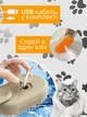 Парова щітка масажна для котів та собак M-Pets MP889 пуходерка фурмінатор для домашніх тварин - зображення 7