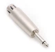 Перехідник аудіо Lucom XLR 3p-Jack 6.3mm F/M адаптер Mono Metal корпус металік(62.09.8500) - изображение 2