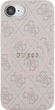 Etui plecki Guess 4G Ring Classic Logo MagSafe do Apple iPhone 16e Pink (GUHMPSE4G4GFRP) - obraz 1