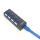 USB 3.0 Hub на 4 порти з вимикачами для кожного та світловою індикацією Grand 1TB до 5 Гбіт/с - зображення 8