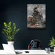 Постер Бог войны, Кратос и сын, сражение с гигантом, God Of War, GoW, A2 60×43 см (id3014) - изображение 4
