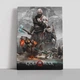 Интерьерная картина Бог войны, Кратос и сын, сражение с гигантом, God Of War, GoW, 42×30 см (id3014) - изображение 1
