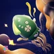 Игрушка интерактивная музыкальная танцующий кальмар AToys с подсветкой движением и объездом препятствий Зеленый - изображение 3