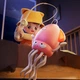 Интерактивная игрушка танцующий кальмар с подсветкой и ездой AToys объезд препятствий Красный - изображение 8