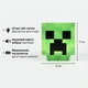 Дитячий USB нічник Minecraft Creeper MLT LED зі звуком, акумулятор, світильник Майнкрафт куб - зображення 5