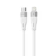 Кабель Proove Soft Silicone Type-C to Lightning 27W (1m) white - зображення 1