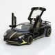 Машинка Lamborghini Aventador игрушка моделька металлическая коллекционная 15 см Черный (8587293) - изображение 2