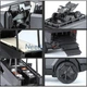 Машинка Tesla Cybertruck Camping металева колекційна моделька іграшка 16 см Чорний (4863321) - зображення 6