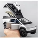 Машинка Tesla Cybertruck Camping металева колекційна моделька іграшка 16 см Сірий (1439807) - зображення 6