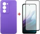 Комплект чохол для смартфона + скло DENGOS Carbon для Xiaomi Redmi 15 Purple (DG-KM-164) - зображення 1