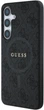 Панель Guess Leather 4G Colored Ring Classic Logo MagSafe для Samsung Galaxy S25 Black (3666339449483) - зображення 2