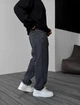 Чоловічі Джинсові Штани Сірі Однотонні Джинси Baggy 34 (373276) - зображення 5