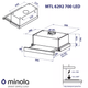 Вытяжка телескопическая Minola MTL 6292 BL 700 LED - изображение 8