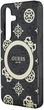Панель Guess 4G Background Gold Electroplated Peony Pattern MagSafe для Samsung Galaxy S25 Black (3666339449698) - зображення 5