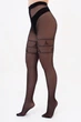 Женские колготки с эффектом чулок и люрексом Giulia OBSESSION 20 (3) 2 Black-nero, капроновые с узором - изображение 2