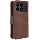 Чохол Deexe Wallet Stand для Xiaomi Poco F8 Pro - Brown - зображення 6
